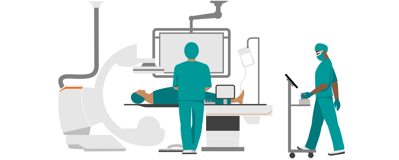 How users operate an angiogrpahy system